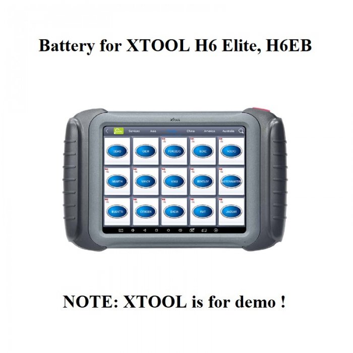 Battery Replacement for XTOOL H6 Elite H6EB Diagnostic ToolXTOOL